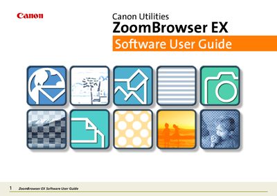 Canon ZoomBrowser EX User Manual - cover page