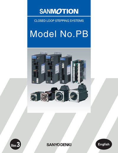 Sanyo Denki SANMOTION PB User Manual - cover page