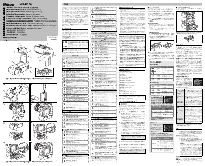 Nikon MB-D200 Battery Pack User Manual - cover page