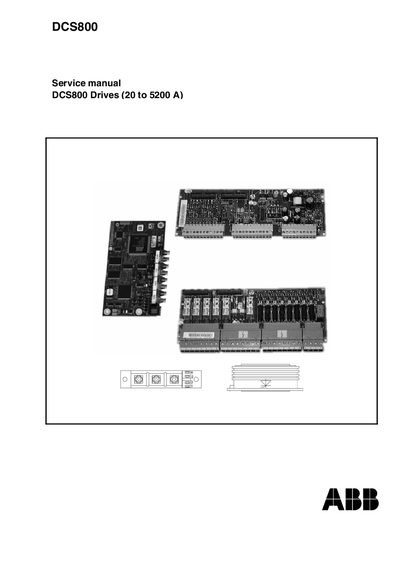 ABB DCS800 Service Manual - cover page