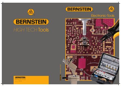 Bernstein 011 Product Catalogue - cover page
