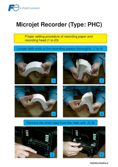 PHC Microjet Recorder User Manual - cover page
