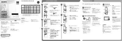 Sony ICD-PX312MIC IC Recorder Quick Start Guide