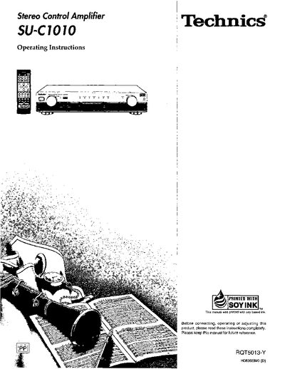 Technics SU-C1010 Stereo Control Amplifier User Manual