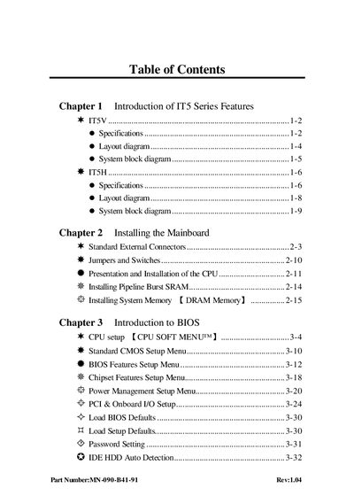 ABIT IT5 Series User Manual