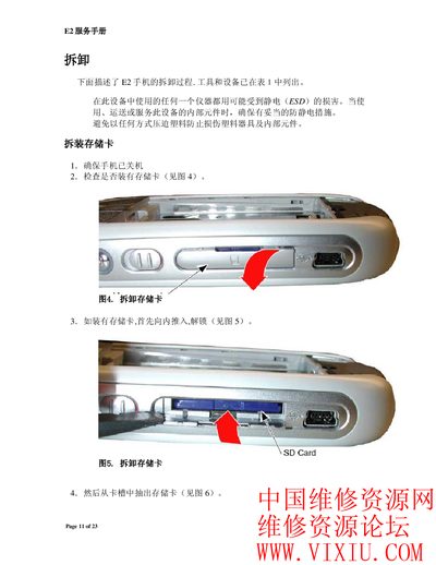 E2 Phones Service Manual - cover page