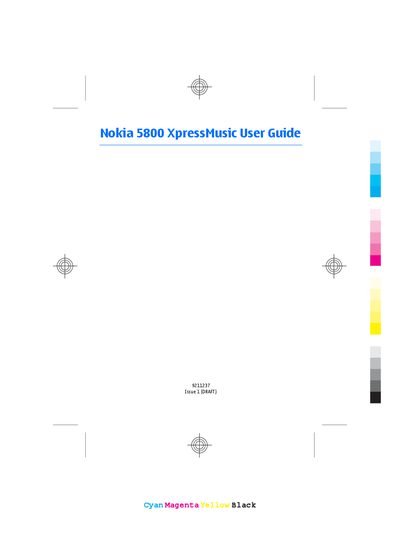 Nokia 5800 XpressMusic User Guide - cover page