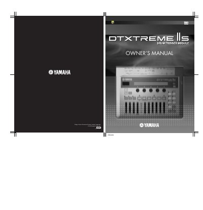 Yamaha DTXTREME II S Drum Trigger Module Owner's Manual - cover page