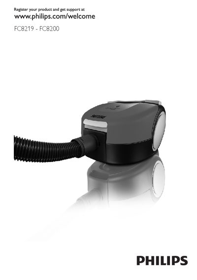 Philips FC8219-FC8200 Vacuum Cleaner User Manual - cover page
