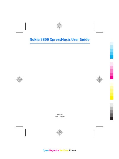 Nokia 5800 XpressMusic User Guide - cover page