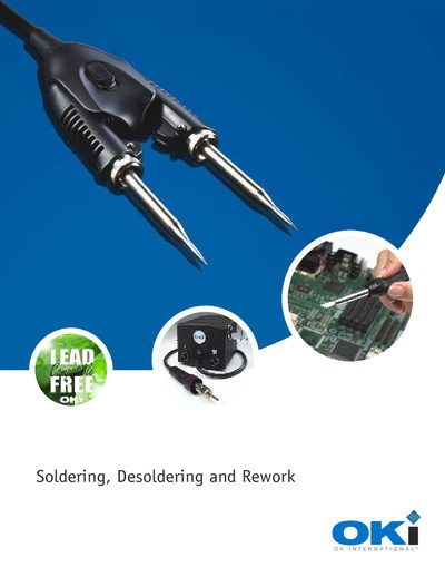 OK International MFR Series Soldering, Desoldering & Rework Product Leaflet - cover page
