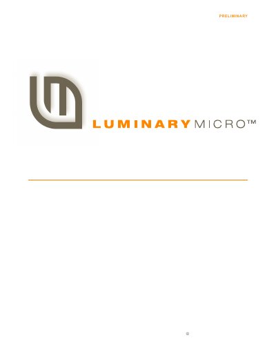 Luminary Micro LM3S2110 Microcontroller Datasheet - cover page