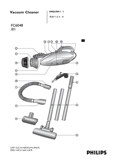 Philips FC6048 Vacuum Cleaner User Manual - cover page