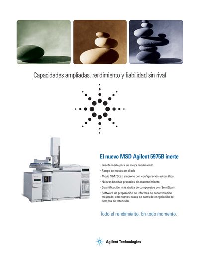 Agilent 5975B Inert MSD Product Brochure