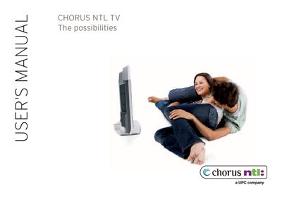 Chorus MediaBox User Manual - cover page