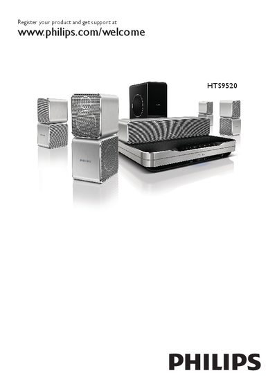 Philips HTS9520 Home Theater User Manual - cover page