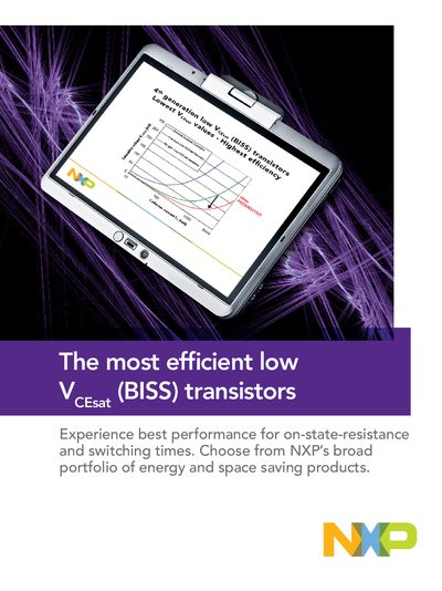NXP Low VCEsat (BISS) Transistors Product Leaflet - cover page