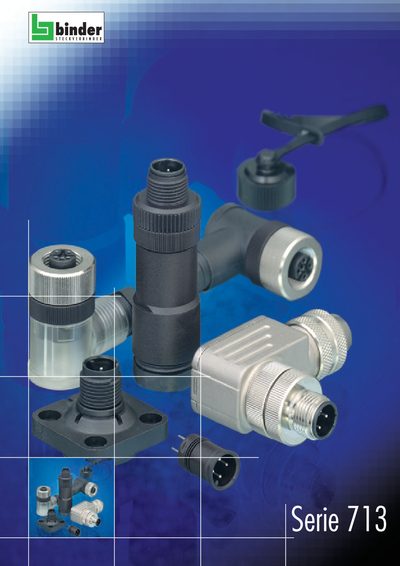 Binder 713 Sensor Connector Datasheet - cover page