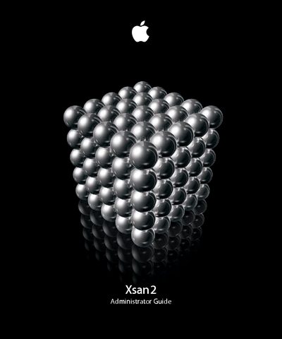 Apple Xsan 2 Administrator Guide - cover page