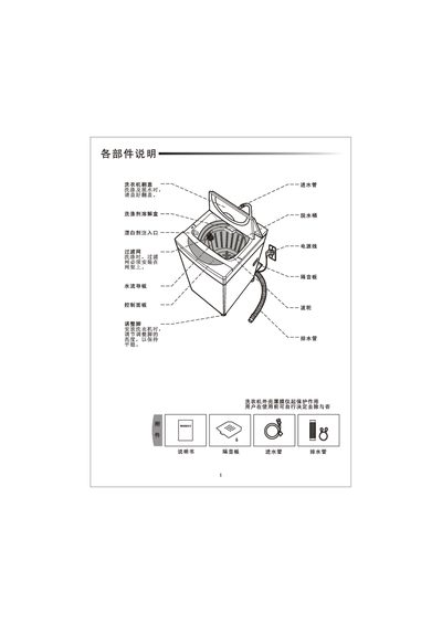 samsung XQB55-2188automate washing machine Manual - cover page