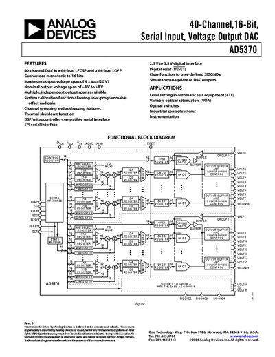 Analog Devices AD5370 Datasheet