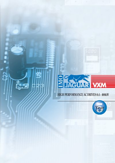 IMO Jaguar VXM High Performance AC Drives Manual - cover page