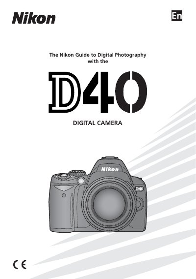 Nikon D40 User Manual