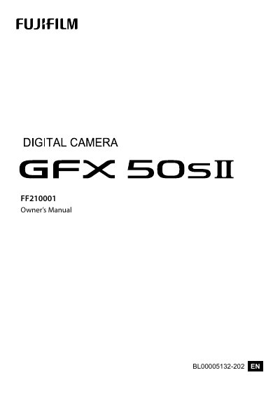 Fujifilm X-T4 Digital Camera Owner's Manual - cover page