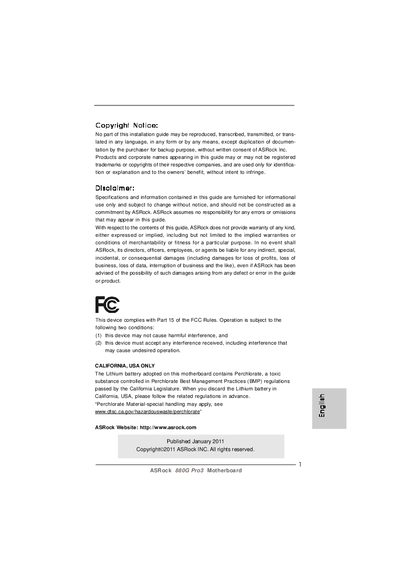 ASRock 880G Pro3 Motherboard User Manual