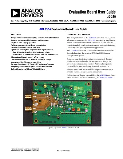 ANALOG DEVICES UG-339 handbook