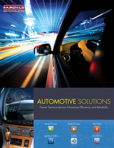 Fairchild Semiconductor Automotive Solutions Power Semiconductors Guide - cover page