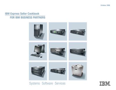 IBM Express Seller Cookbook Business Partners Manual - cover page