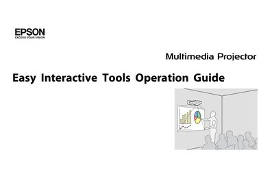 Epson Easy Interactive Tools Operation Guide - cover page