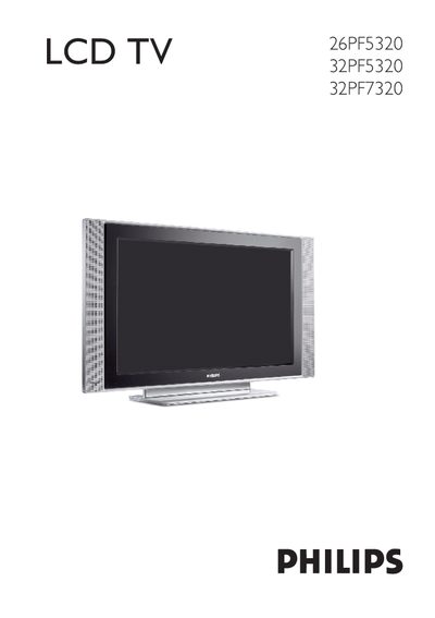 Philips 26PF5320/32PF5320/32PF7320 LCD TV User Manual