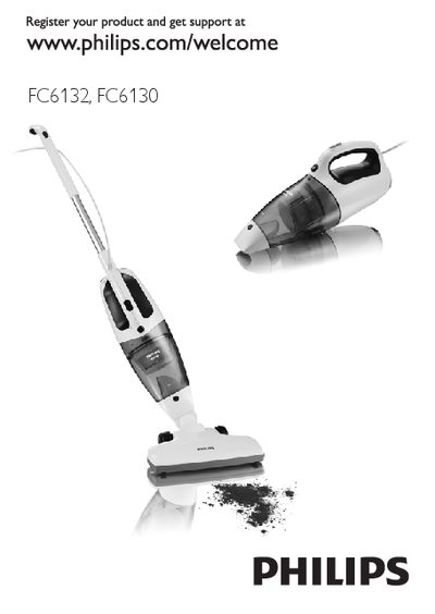 Philips FC6132/FC6130 Vacuum Cleaner User Manual - cover page