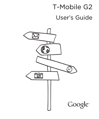 T-Mobile G2 User Guide - cover page