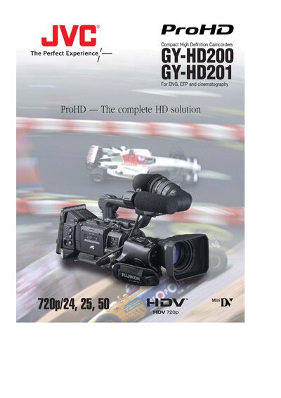 JVC GY‑HD200 GY‑HD201 User Manual