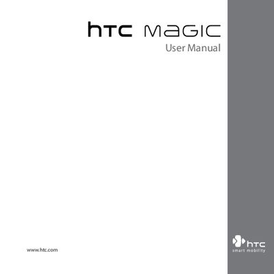 HTC Magic User Manual - cover page