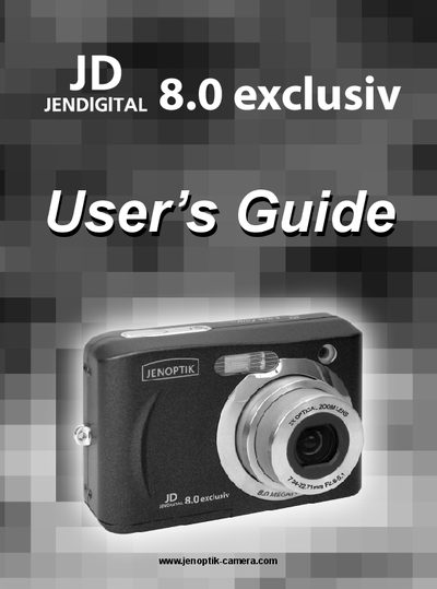 Concord JD 8.0 exclusiv User Manual - cover page