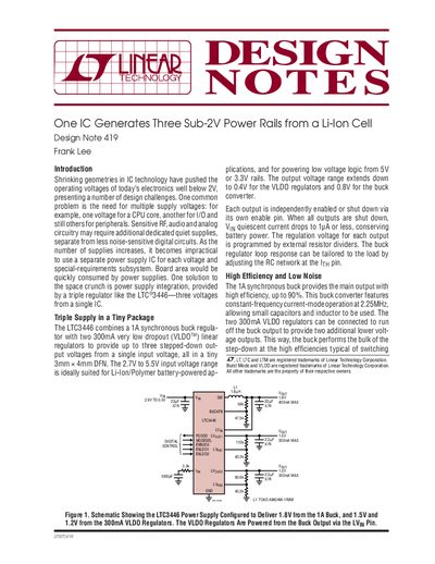 LINEAR dn419f handbook - cover page