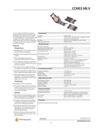 CCM03 MK II handbook - cover page