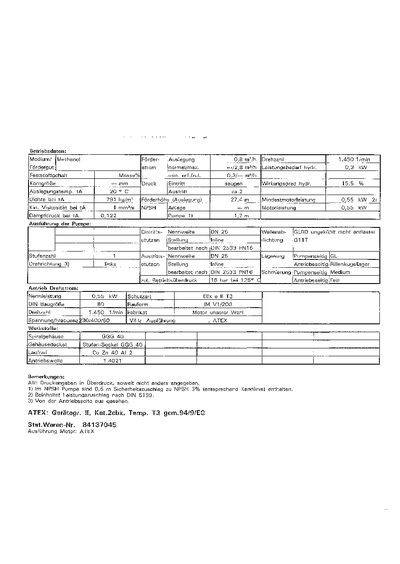 Allweiler SVG 111 Pump Datasheet - cover page