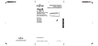 Fujitsu General ASU15RLQ/ASU18RLQ/AOU15RLQ/AOU18RLQ Heat & Cooling Room Air Conditioner Operating Manual - cover page