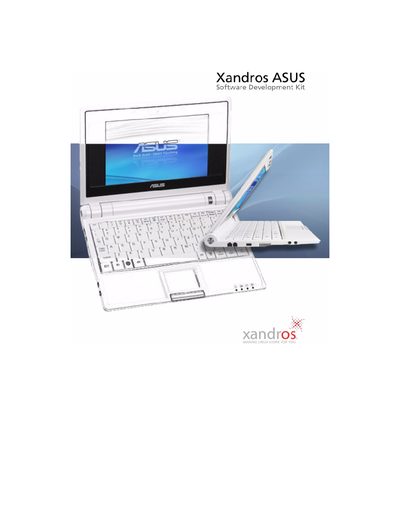 Xandros ASUS Software Development Kit Manual - cover page