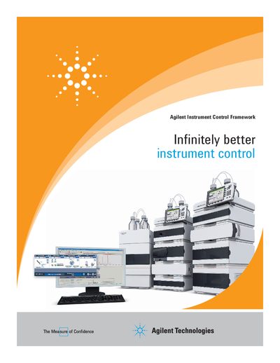 Agilent Instrument Control Framework Product Leaflet - cover page