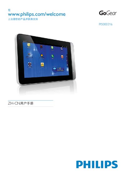 PHILIPS PI5000316 User Guide - cover page