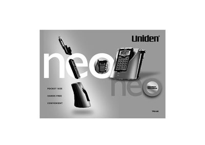 Uniden TRUc56 Cordless Telephone User Manual - cover page
