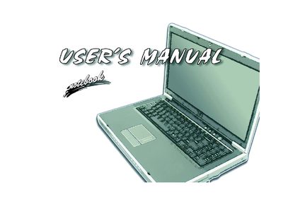 Notebook User Manual - cover page