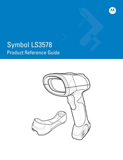 Symbol LS3578 Product Reference Guide - cover page