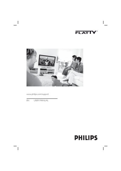 Philips TV User Manual - cover page